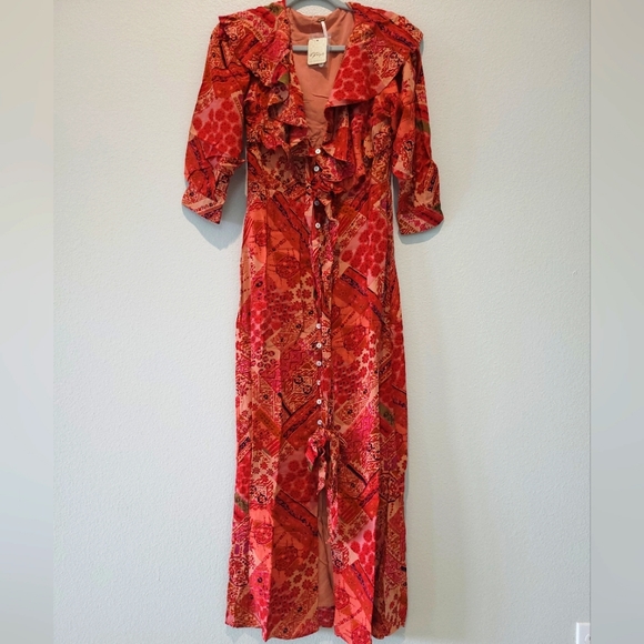 FREE PEOPLE Lennon Dress - Picture 1 of 9
